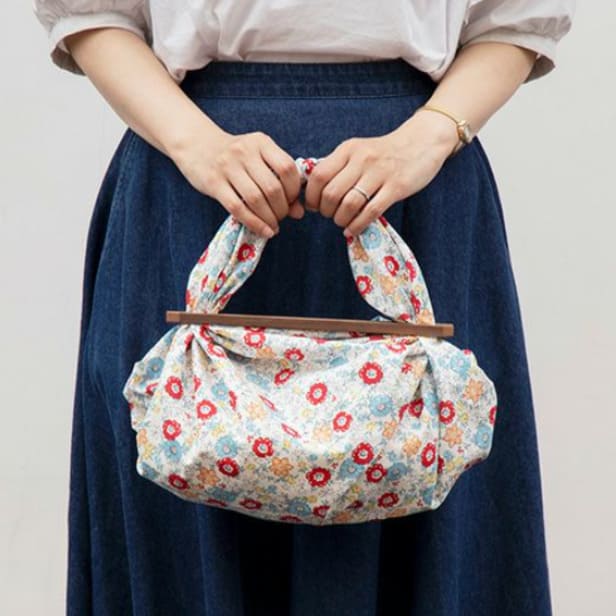 風呂敷 「こはれ ミニブーケ(赤)」