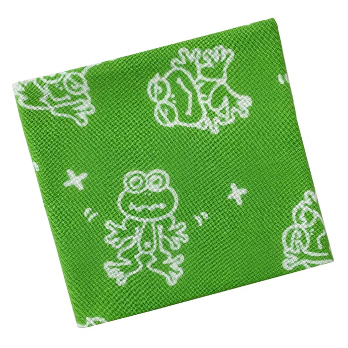 手ぬぐいハンカチ 「カエル」