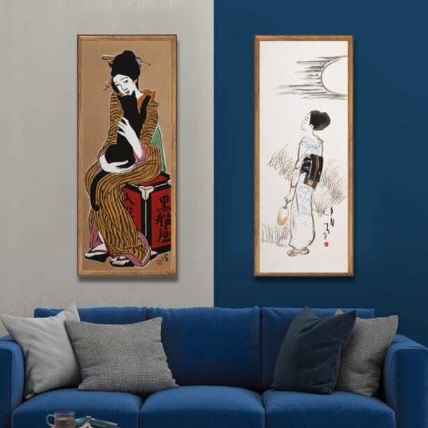 手ぬぐい 「夕月」