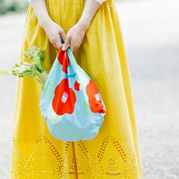 風呂敷 「ひめむすび つばき （ターコイズ）」