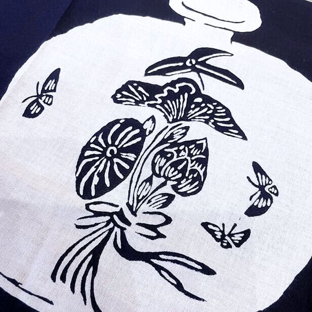 手ぬぐい 「古陶磁（紺）」