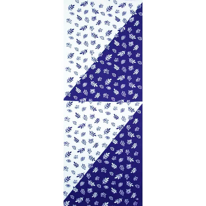 手ぬぐい 「葉っぱ(紫)」