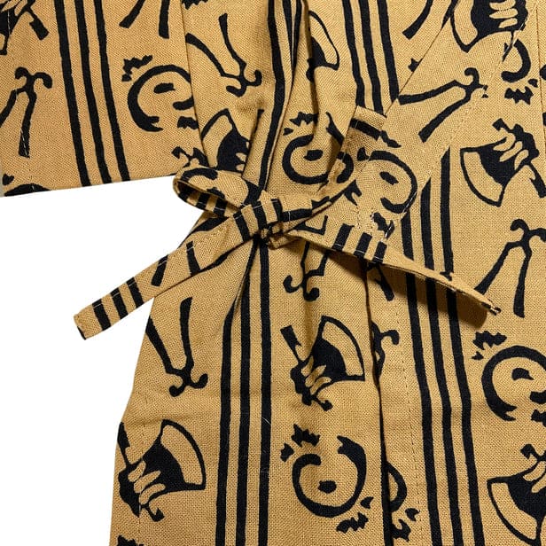 手ぬぐい赤ちゃん甚平「良き事聞く」