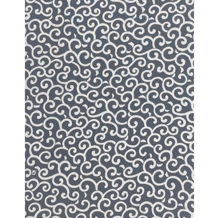 手ぬぐいハンカチ 「唐草(グレー)」