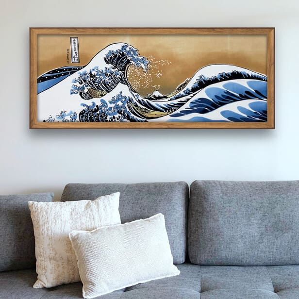 手ぬぐい 「神奈川沖浪裏」