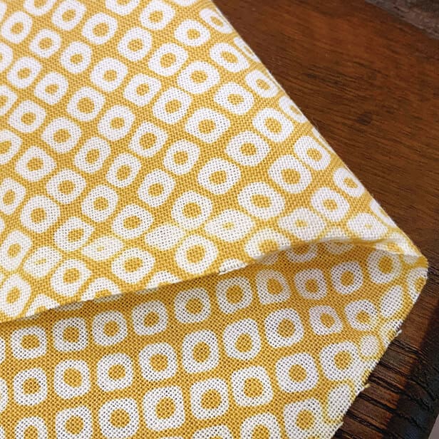 手ぬぐい 「疋田(黄色・支色)」