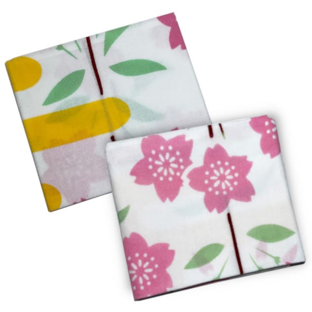 手ぬぐいハンカチ 「桜道成寺(A)(B)」