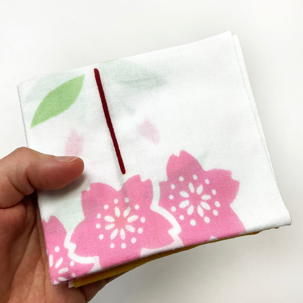 手ぬぐいハンカチ 「桜道成寺(A)(B)」