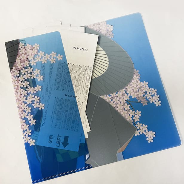 クリアファイル「助六由縁江戸桜」｜麻布十番麻の葉オンラインショップ