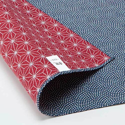 シャンタンチーフ 「鮫/麻の葉(紺)」