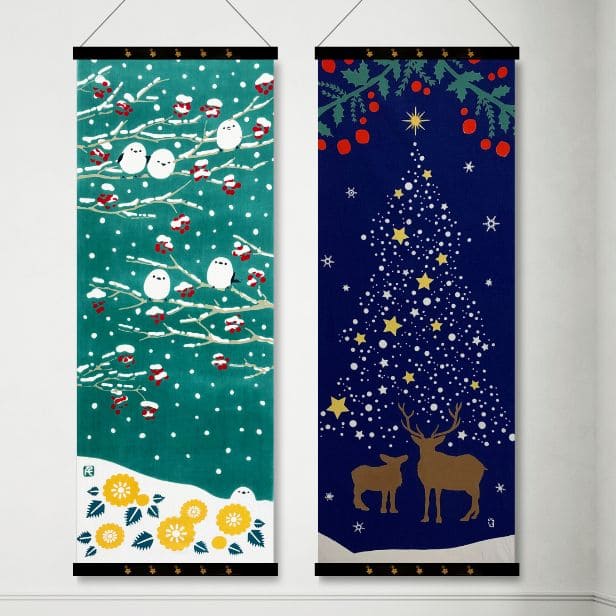 手ぬぐい 「シマエナガ」