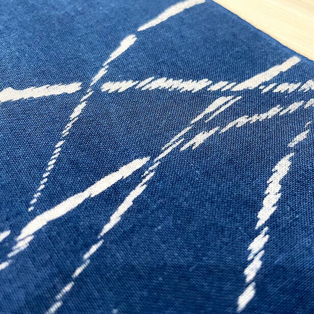 【阿波徳島】 藍染め手ぬぐい「露芝」