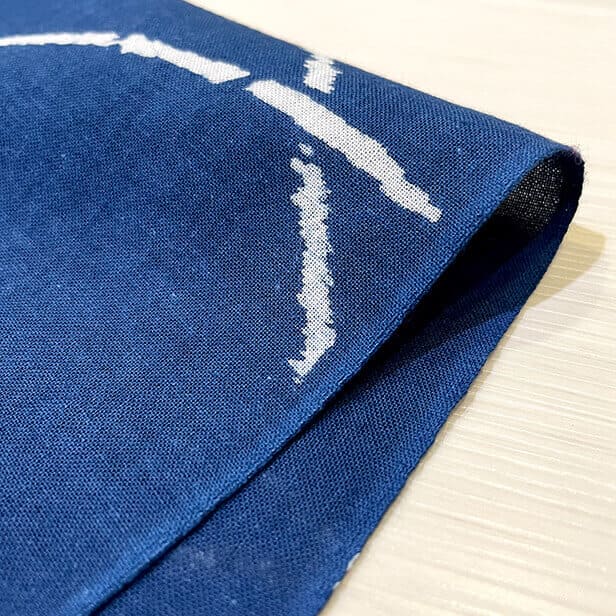 【阿波徳島】 藍染め手ぬぐい「露芝」