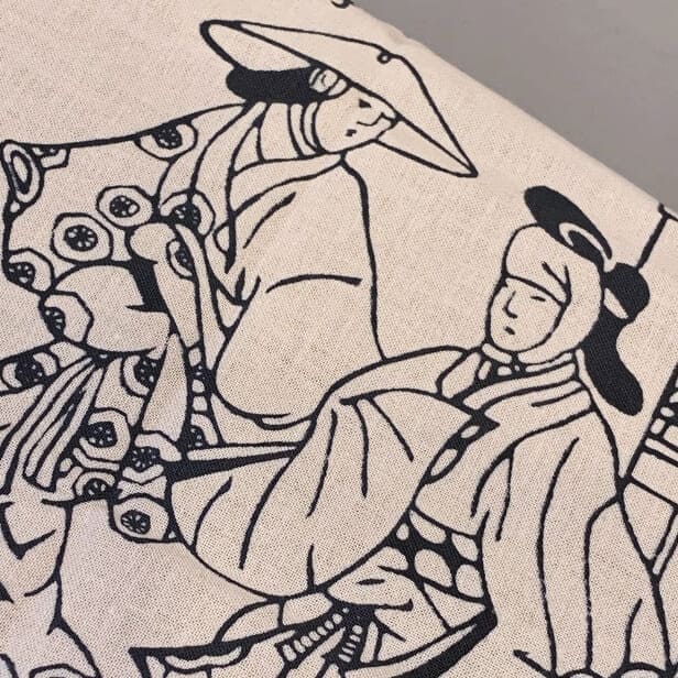 手ぬぐい「花見の景」