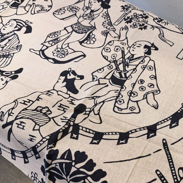 手ぬぐい「花見の景」