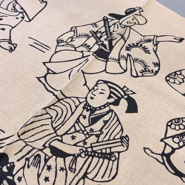 手ぬぐい「花見の景」