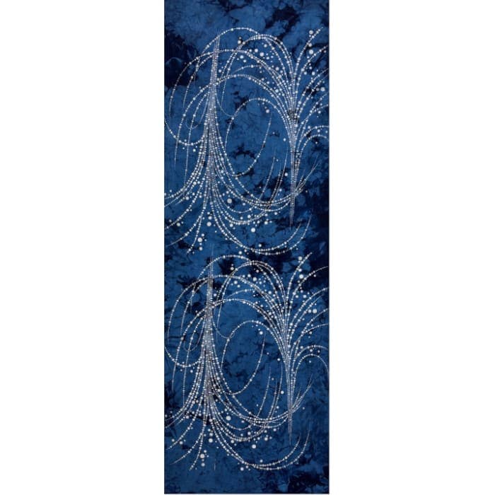 【阿波徳島】 藍染め手ぬぐい「噴水」