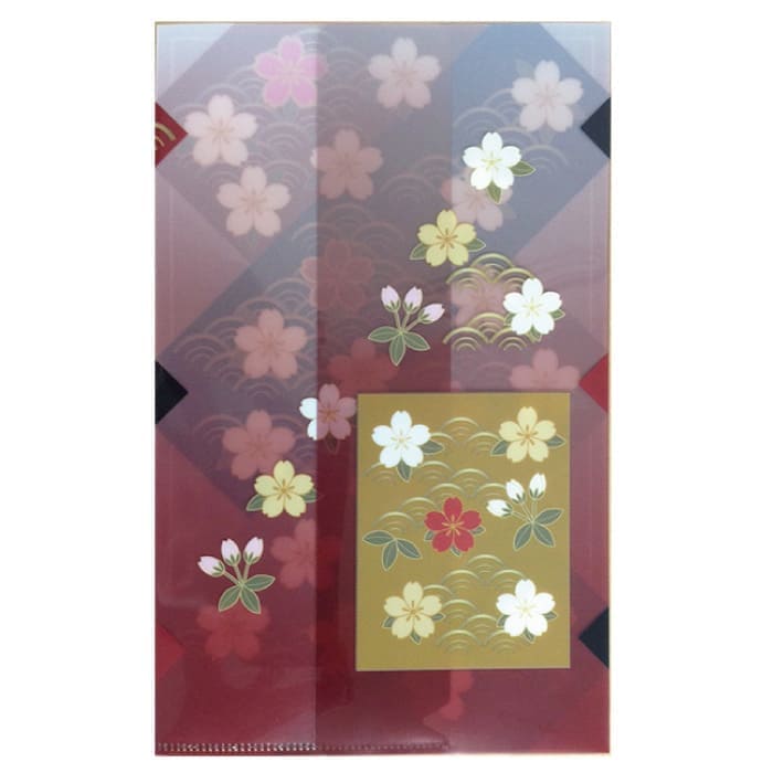 ミニクリアファイル「着物柄」