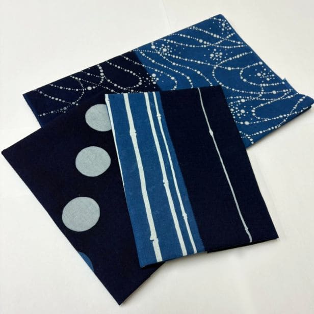 【阿波徳島】 藍染め手ぬぐい「丸つなぎ」