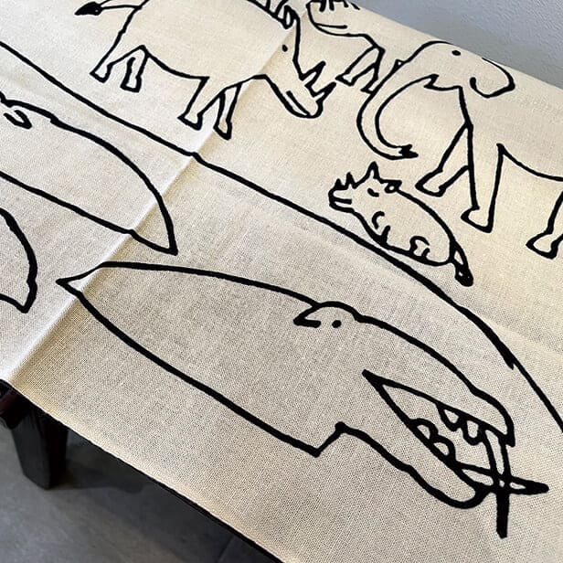 手ぬぐい 「ゾウ」