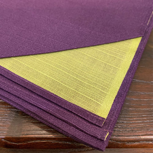 風呂敷 「無地(紫/抹茶)」