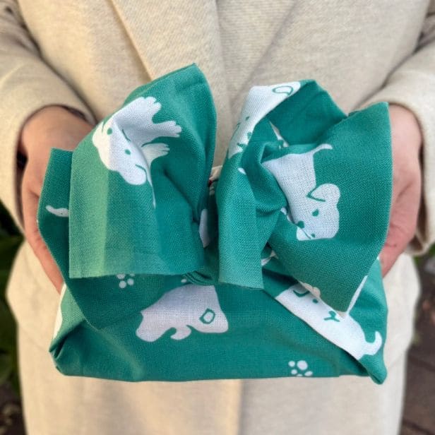 手ぬぐい「Happy小犬」