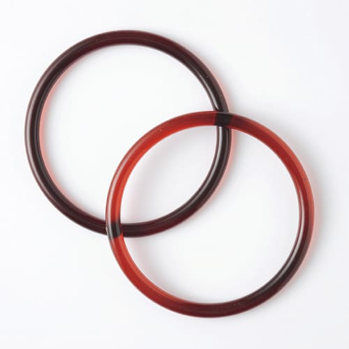 風呂敷リング 「いちごリング(茶)」