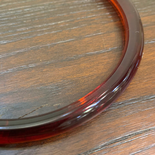 風呂敷リング 「いちごリング(茶)」