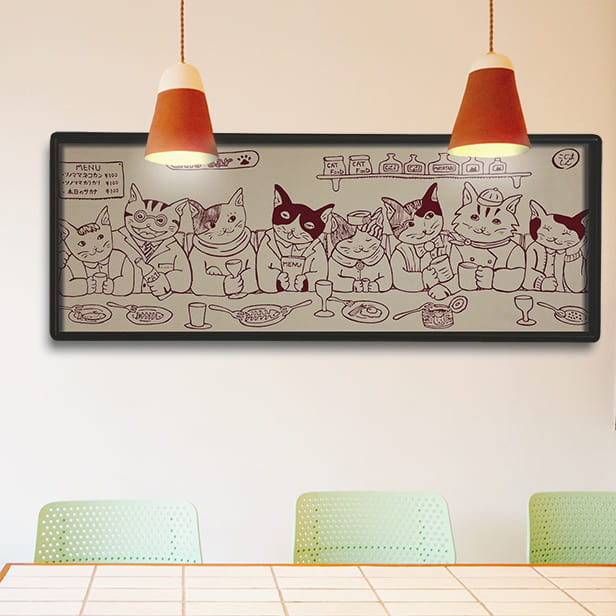 手ぬぐい「CAT's bar」