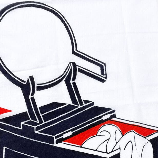 手ぬぐい 「鏡台」