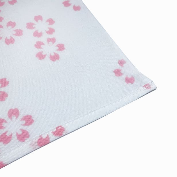 手ぬぐいハンカチ 「さくら花（桜色）」