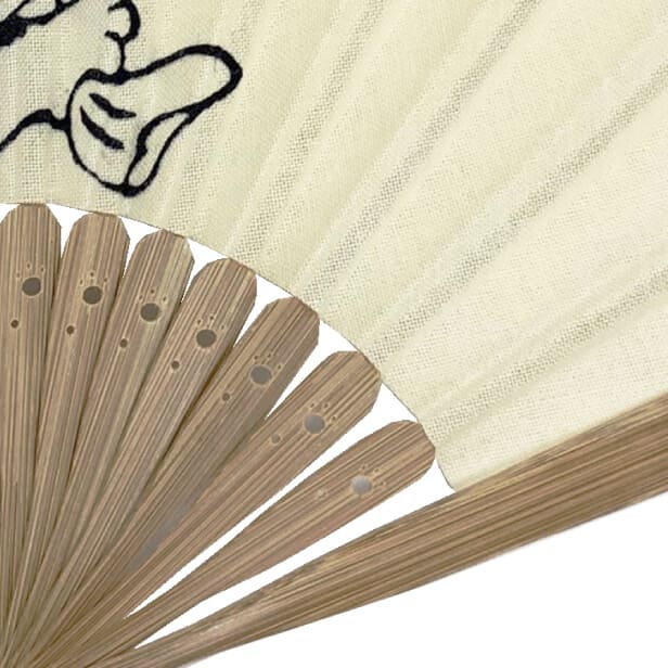 ヒグチユウコ GUSTAVE 風神雷神 猫の扇子 専用箱付き 未使用