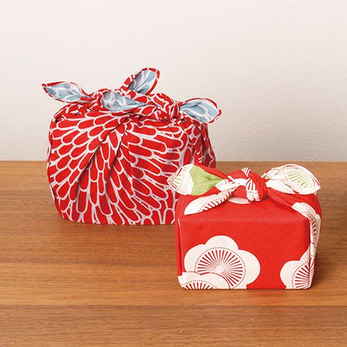 シャンタンチーフ 「梅（赤）」