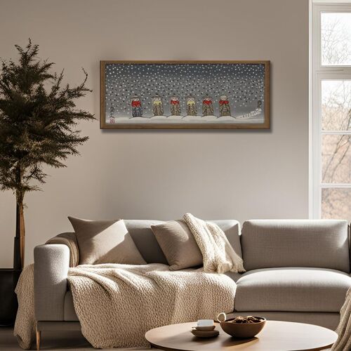 手ぬぐい 「笠地蔵」