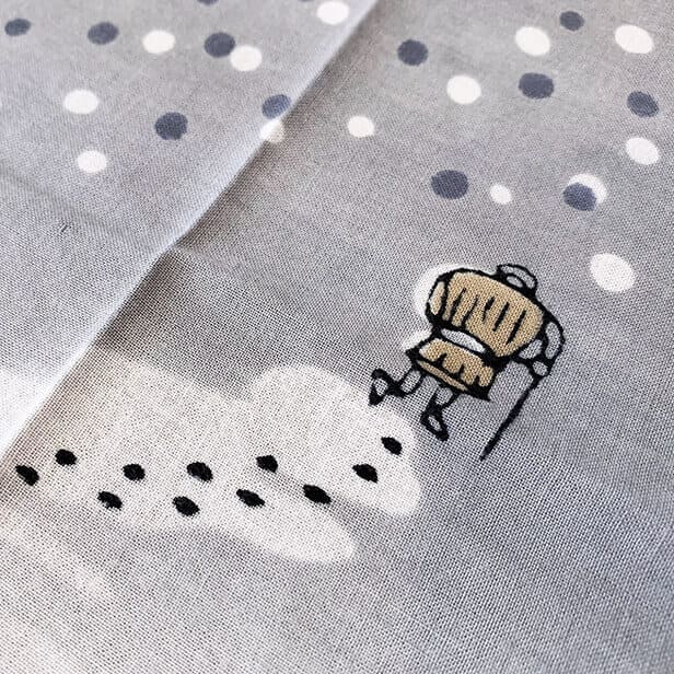 手ぬぐい 「笠地蔵」