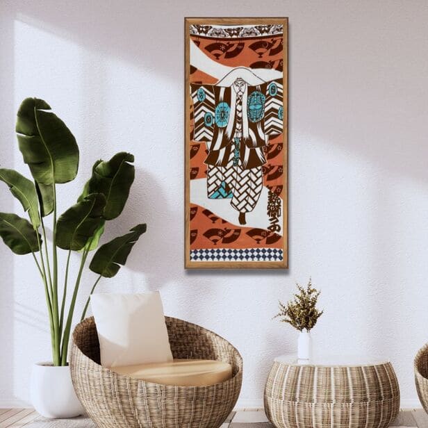 手ぬぐい「鏡獅子」