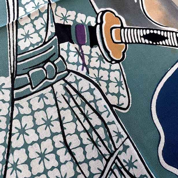 手ぬぐい「伽羅先代萩」