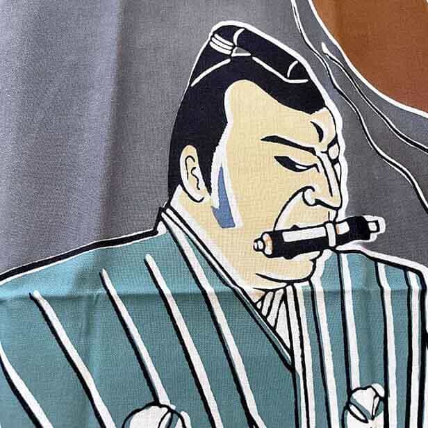 手ぬぐい「伽羅先代萩」