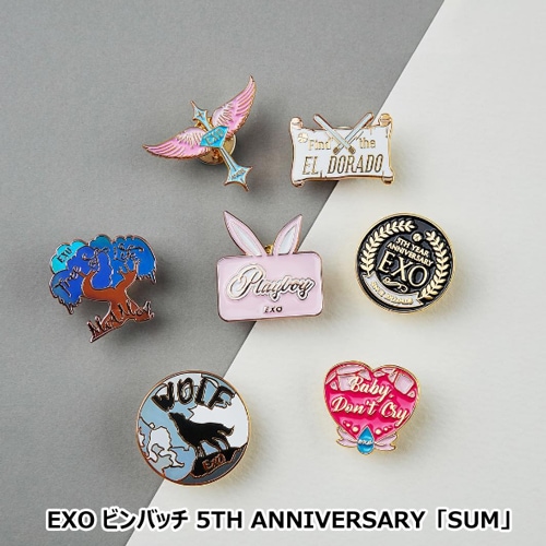 �ڥ쥢�����ƥ��EXO 5TH ANNIVERSARY PIN��SUM��