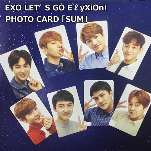 �ڥ쥢�����ƥ��EXO LET��S GO EℓyXiOn! PHOTO CARD ��SUM��
