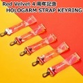 ں߸Red Velvet 4ǯǰ HOLOGRAM STRAP KEYRINGRed Velvet Debut 4th Anniversary Goods