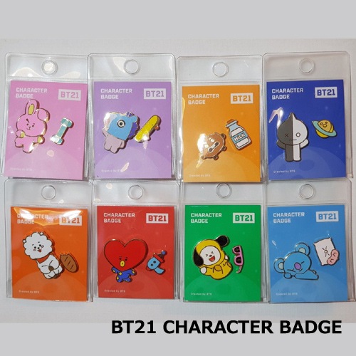 BT21 CHARACTER BADGE��BTS �� LINEFRIENDS��
