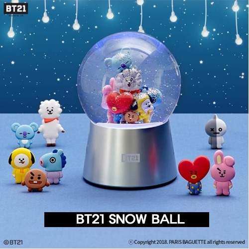 ͽBT21 Universtar SnowBall BT21 Paris Baguette Official Goods