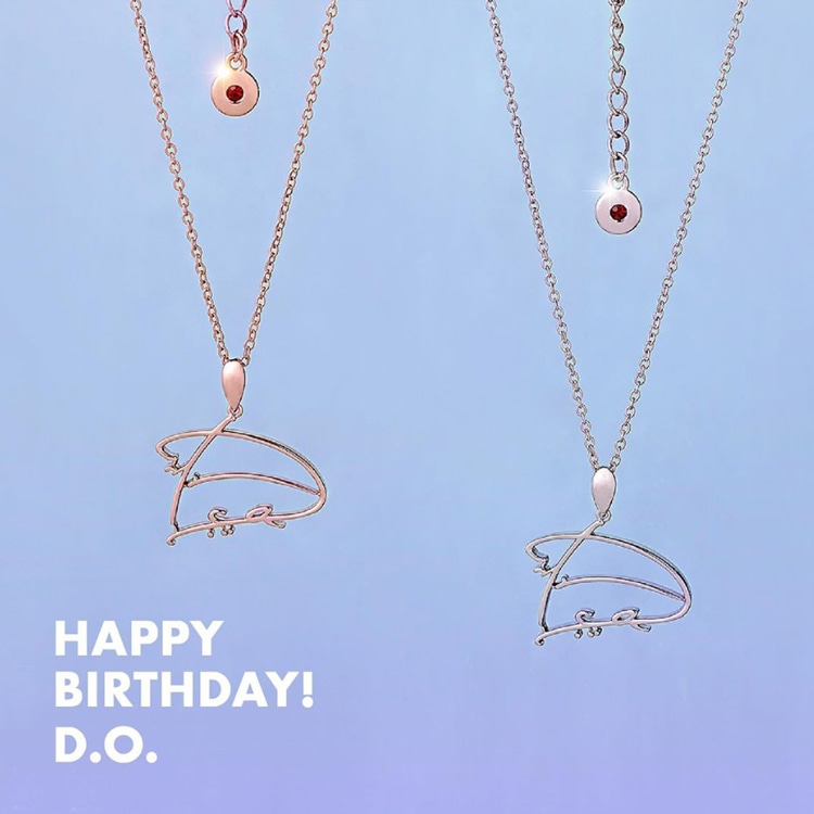 ������������EXO D.O.HAPPY BIRTHDAY NECKLACE��SMTOWN&STORE��