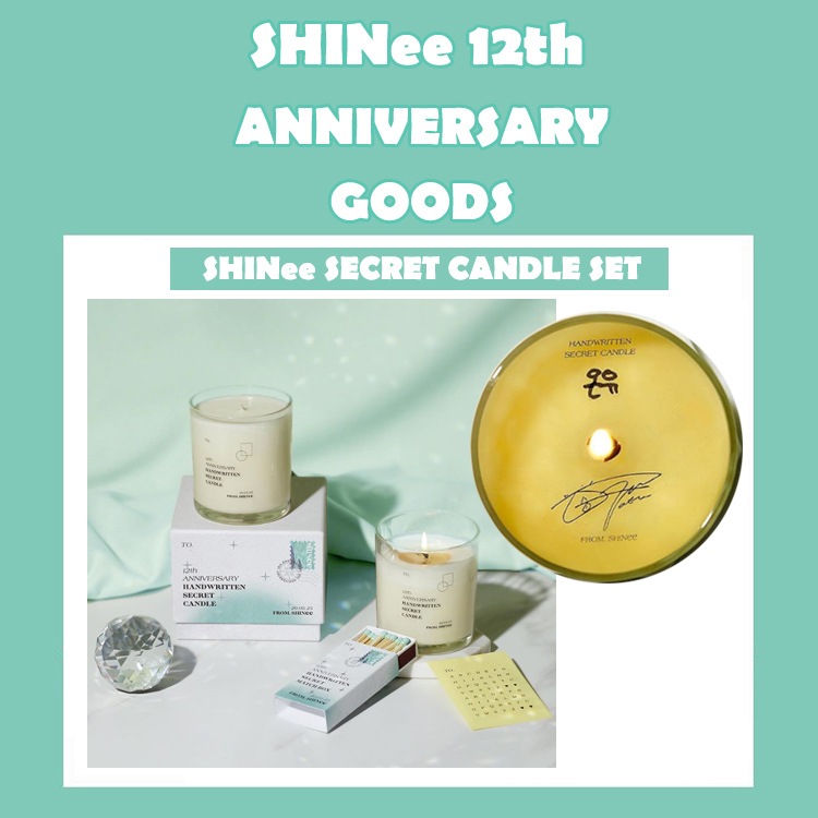 予約】SHINee SECRET CANDLE SET「SHINee Debut 12th ANNIVERSARY GOODS」