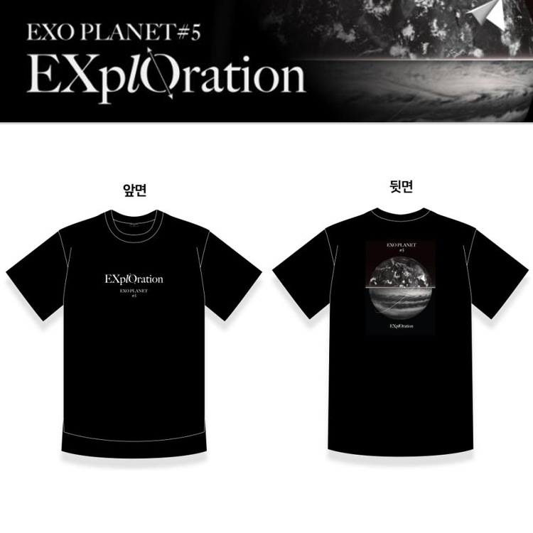 予約】EXO T-SHIRTS「EXO PLANET#5 EXplØration OFFICIAL GOODS」
