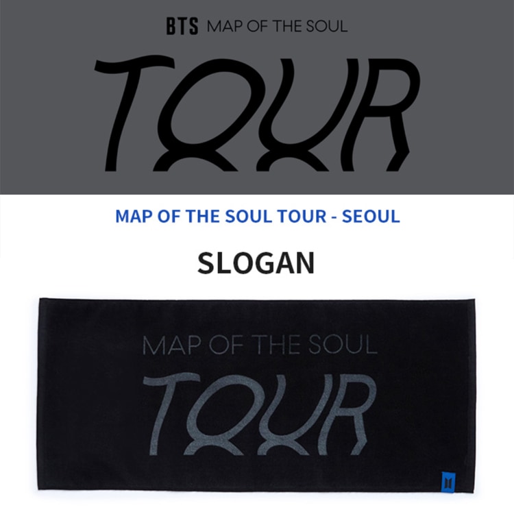 ͽBTS SLOGAN MAP OF THE SOUL TOUR SEOUL OFFICIAL GOODS