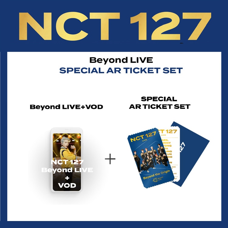 予約】NCT127 Beyond Live + VOD TICKET + SPECIAL AR TICKET SET