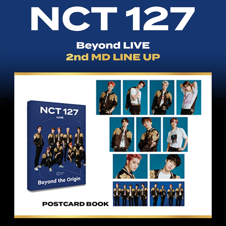 NCT 127 POSTCARD BOOK「Beyond LIVE 2nd LINE UP OFFICIAL MD」