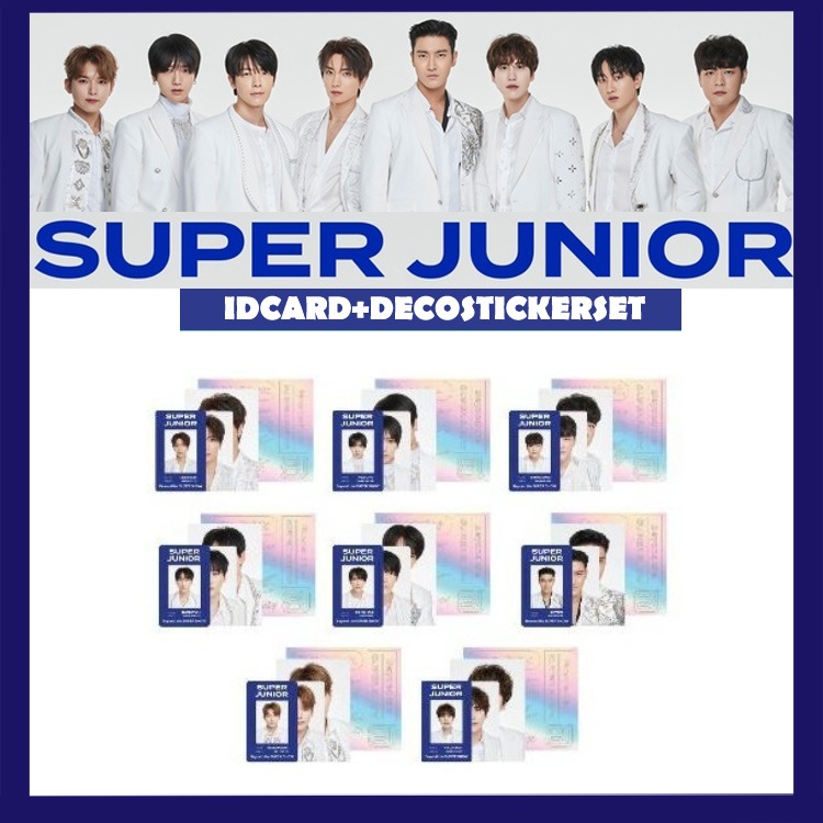予約】SUPER JUNIOR ID CARD+DECO STICKER SET「Beyond LIVE Beyond
